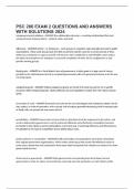 PSC 206 EXAM 2 QUESTIONS AND ANSWERS WITH SOLUTIONS 2024