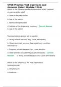 VTNE Practice Test Questions and Answers &lpar;latest Update 2024&rpar;