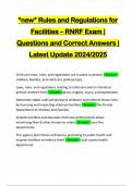 DCF RNRF PACKAGE DEAL EXAMS&colon;&colon;&colon;&colon;&colon; QUESTIONS AND CORRECT ANSWERS &vert; LATEST UPDATE 2024&sol;2025