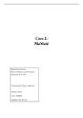 Case solution to Case 2: MuMaté in the course Entrepreneurial Finance - EBC4181 - Grade 8.6/10