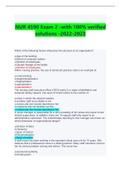  NUR 4590 Exam 2 -with 100&percnt; verified solutions -2022-2023