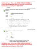 California State University CHEM 100 ASSIGNMENT 2 PATHO Questions and Answers Rated A&plus; Guaranteed Satisfaction Latest Update 2022&sol;2023