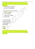 NUR HEALTH ASS Canine file- Exam Questions and Answers 100&percnt; Correct&sol;Verified Latest Update 2022&sol;2023