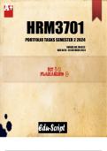 HRM3701 Portfolio Task Semester 2 2024 &lpar;ANSWERS&rpar;