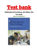 Multicultural Psychology 5th Edition Mio Test Bank ISBN: 978-0190854973|Complete Test Bank |Guide A+