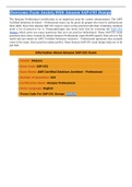 Amazon SAP-C01 PDF Dumps-Best Quality Preparation Material (2022)