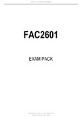 FAC2601    EXAM PACK 