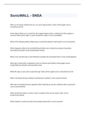 SonicWALL - SNSA exam 2022&sol;2023 with 100&percnt; correct answers