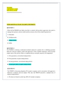WALDEN UNIVERSITY NURS 6630 FINAL EXAM &lpar;EXAM ELABORATIONS QUESTIONS AND ANSWERS NEWLY UPDATED Graded