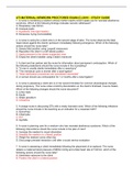 ATI MATERNAL NEWBORN PROCTORED EXAM &lpar;C&rpar; 2019 &ndash; STUDY GUIDE 
