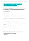 Information systems in business questions with answers&period;