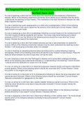 RN Targeted Medical Surgical Neurosensory And Musculoskeletal Verified Exam 2022