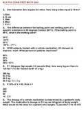 NLN PAX EXAM PREP MATH QUESTIONS AND ANSWERS GRADED A&plus;