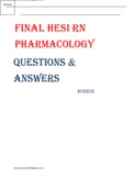 HESI RN Pharmacology Exam 2022 V2 FILE 1