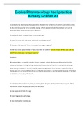 Evolve Pharmacology hesi practice Already Graded A&plus;