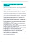PEDIATRICS&colon; ASTHMA EXAM AND ANSWERS&period; 