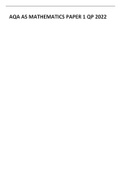AQA AS MATHEMATICS  7356-1-QP-Mathematics-AS-19May22