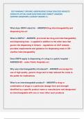 OCP PHARMACY ONTARIO JURISPRUDENCE EXAM 2024&sol;2025 NEWEST&excl;&excl;  COMPLETE ACTUAL EXAM QUESTIONS AND CORRECT ANSWERS  &lpar;VERIFIED ANSWEWRS &rpar; ALREADY GRADED A&plus;&period;