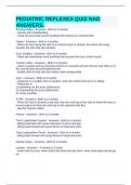 PEDIATRIC REFLEXES QUIZ NAD ANSWERS&period;
