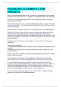PAEDIATRIC QUESTIONS 5 AND ANSWERS&period;