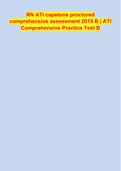 RN ATI capstone proctored comprehensive assessment 2019 B &vert; ATI Comprehensive Practice Test B  