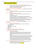 NUR 566 MIDTERM 2 Exam Study Guide| Latest 2022/2023