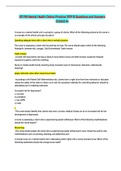 ATI RN Mental Health Online Practice 2019 B Questions and Answers Graded A&plus;