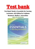 Test Bank Mosby's Essentials for Nursing Assistants&comma; 6th Edition by Leighann Remmert&comma; Sheila A&period; Sorrentino Chapter 1-38 &vert;ISBN&colon;978-0323523929
