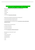 NCC Electronic Fetal Monitoring Certification Exam Questions and 100&percnt; Verified Answers 2022
