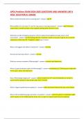 APEA Predictor EXAM 2024-2025 QUESTIONS AND ANSWERS 100 &percnt;  PASS SOLUTION A&plus; GRADE