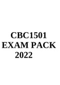 CBC1501- Communication In Business Contexts EXAM PACK  2022.