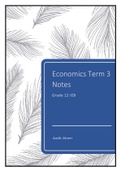 Economics Grade 12 Study Notes