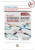 Test Bank Complete&semi; Brown's Evidence-Based Nursing&colon; The Research-Practice Connection 5th Edition&comma; &lpar;2023&rpar; Emily W&period; Nowak &lpar;Author&rpar;&comma; Renee Colsch &lpar;Author&rpar; All Chapters 1-19