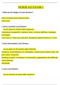Nurse 623 Exam 1 Questions and Revised Correct Answers & Rationales &lpar;2024 &sol; 2025&rpar; 100&percnt; Guarantee Pass
