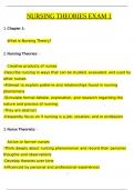 Nursing Theories Exam 1 Questions and Revised Correct Answers & Rationales &lpar;2024 &sol; 2025&rpar; 100&percnt; Guarantee Pass