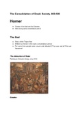 Greek Civilization: Homer and the Polis