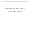 ntroducing Health Psychology