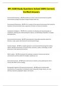 BPL 5100 Study Questions Solved 100&percnt; Correct&vert; Verified Answers