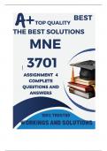 MNE3701 Assignment 4 &lpar;COMPLETE ANSWERS&rpar; Semester 2 2024 - DUE 11 October 2024
