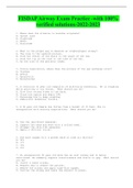 FISDAP Airway Exam Practice -with 100&percnt; verified solutions-2022-2023