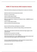 NURS 371 PACKAGED EXAMS WITH QUESTIONS AND 100&percnt; CORRECT ANSWERS