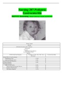 Nursing 207-Pediatric Gastroenteritis SKINNY Reasoning : Harper Anderson, 5 months old-2022-2023