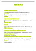 MGMT 351 Test 3 &vert; Questions with Verified Answers