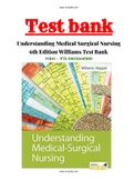 Test Bank Understanding Medical-Surgical Nursing 6th Edition Linda S. Williams Paula D. Hopper |Test Bank Chapter 1-57|ISBN:978-0803668980|Complete Guide A+