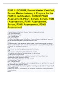 PSM 1 - SCRUM, Scrum Master Certified, Scrum Master training + Prepare for the PSM I® certification, SCRUM PSM I Assessment, PSD1, Scrum, Scrum, PSM I Assessment, PSM I Assessment, Scrum, PSM I Assessment, PSM I Assessment