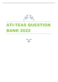 ATI-TEAS Question Bank 2022 &lpar;1&rpar;
