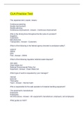 CLA Practice Test Q&A 2022&sol;2023