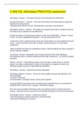 C 468 OA&comma; informatics PRACTICE assesment