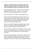 Salesforce Certified Associate Exam &lpar;Study Notes from Udemy SF Associate Course&period; It's a mixture of the course notes and the glossary PDF they provided in the course&period;&rpar;