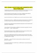 PSC- EXAM 3 QUESTIONS AND ANSWERS WITH SOLUTIONS 2024